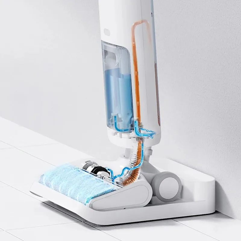 XIAOMI MIJIA Intelligent Handheld Vacuum Cleaner Wireless Floor Cleaner Self Cleaning Base Dry Wet Motor