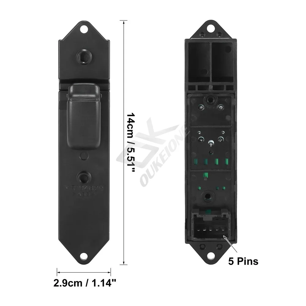 MR194829 for Mitsubishi Lancer Pajero Montero Sport Passenger Side Electric Power Window Control Switch Button Car Accessories view 5