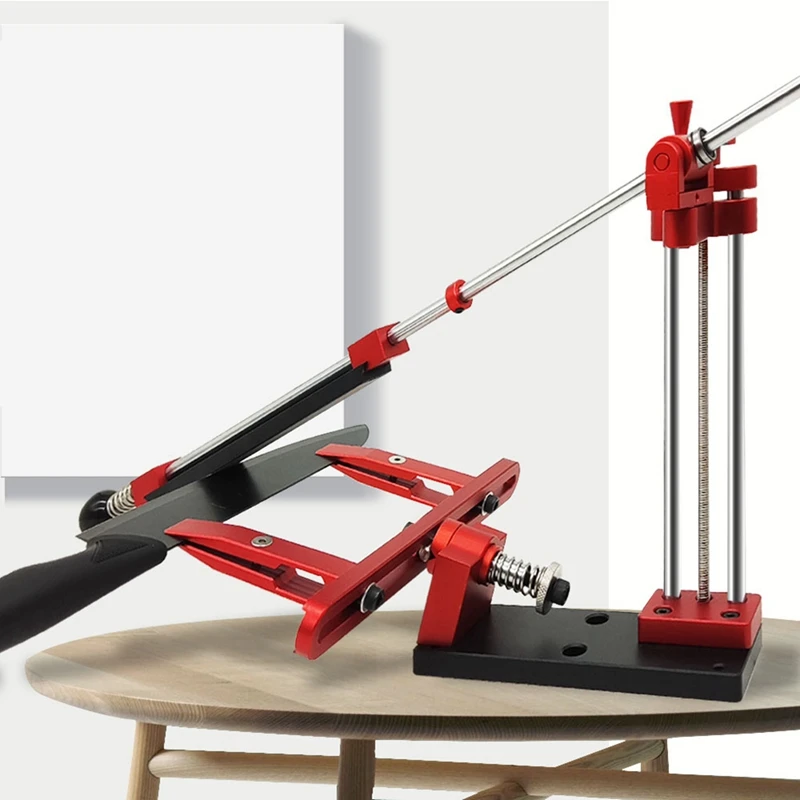 360 °   Kit per affilare i coltelli ad angolo fisso con rotazione - Affilacoltelli professionale con pietre per affilare-B Durevole Facile da usare