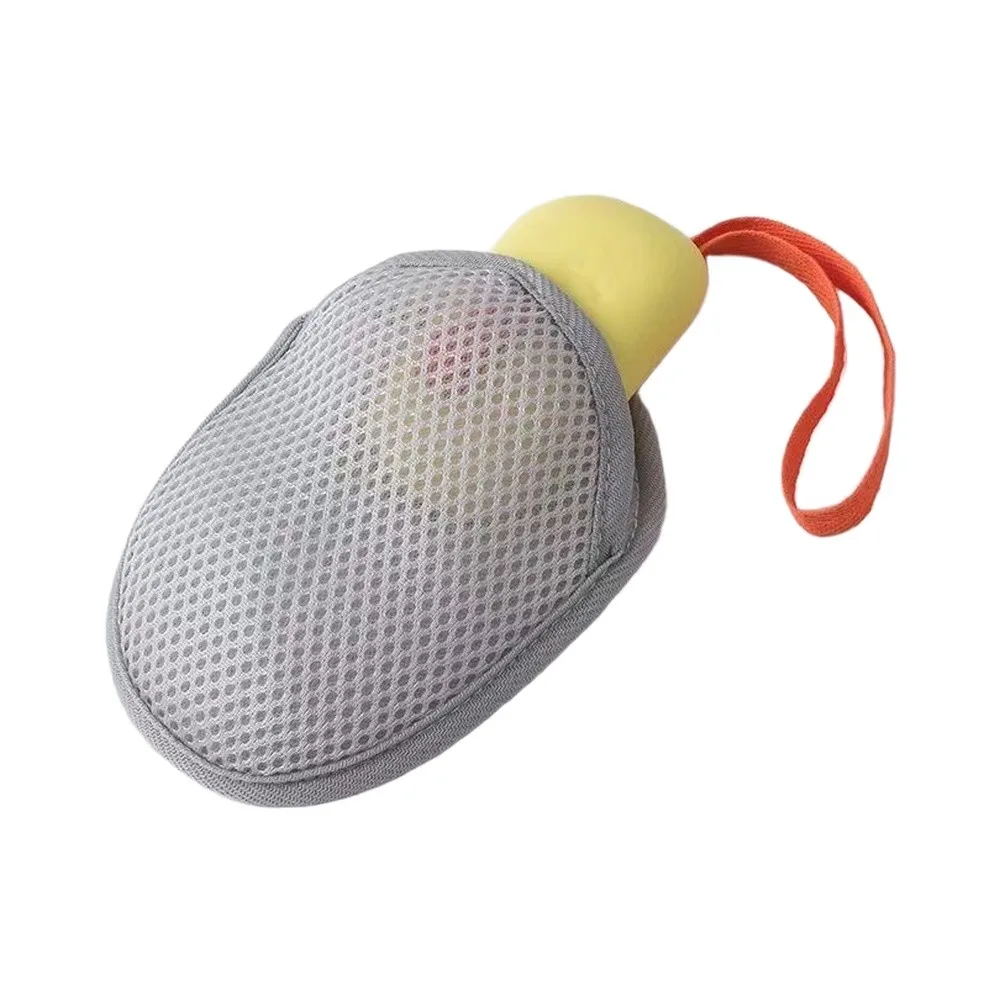 Low-Profile Foaming Net Designed for Soap to Deliver Consistent Foam Density and Mild Mechanical Exfoliation Effect