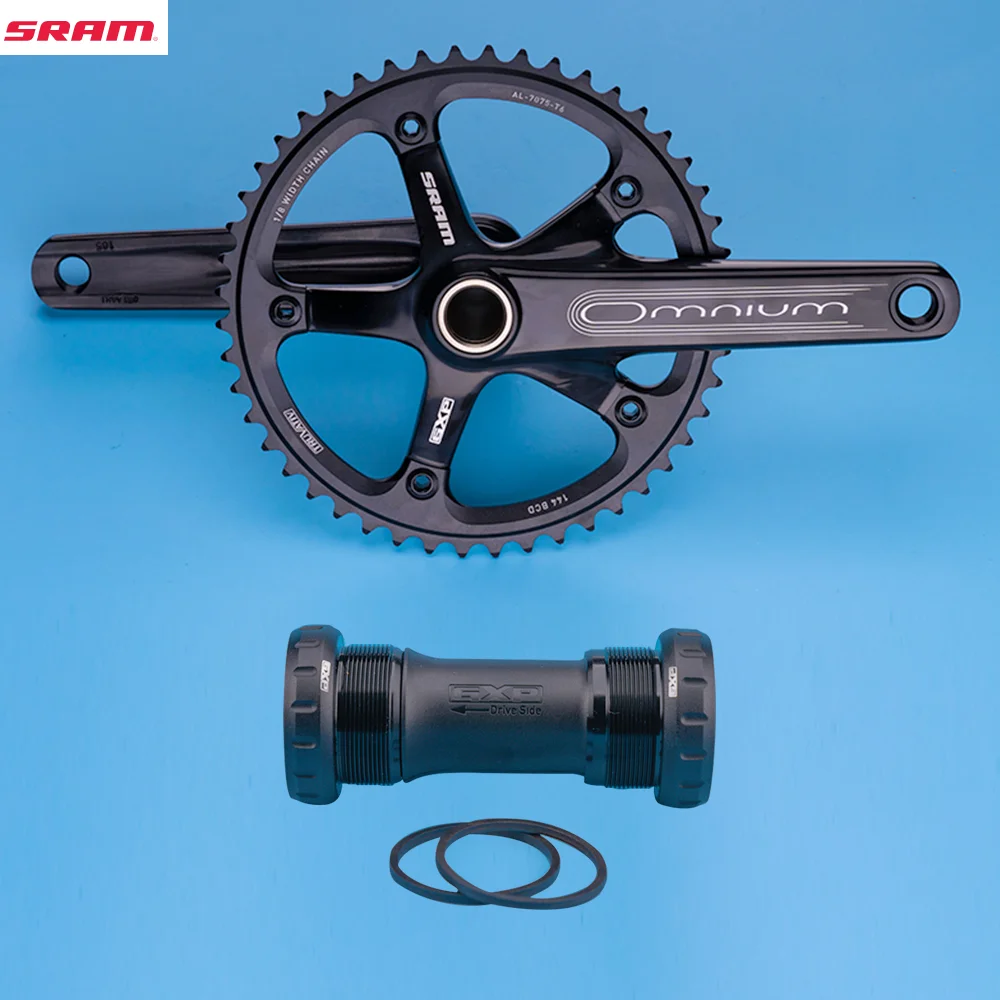 

SRAM Bicycle Crankset Omnium Track Fixed Gear Chainwheel 48T GXP 170MM 165MM Single Speed Track/Fixie Bike Crank Cycling Parts