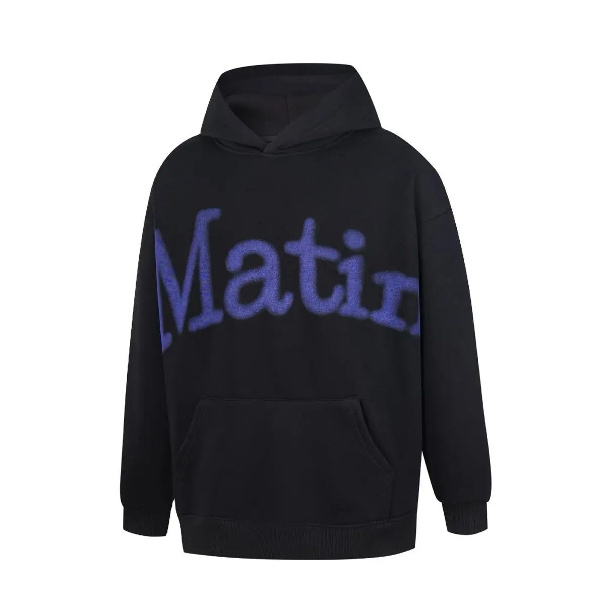 Hot Matin Kim Korean Style Autumn Winter New Classic Big Letter Oversized Hoodie Unisex Couple Matching Casual Top