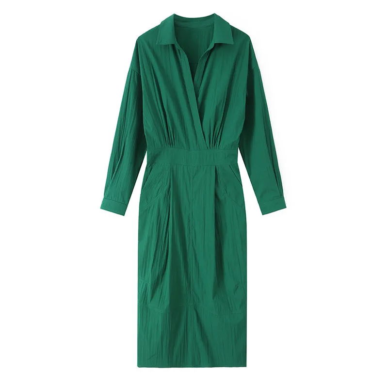 

Withered 2026 Summer Commuting Style Fashionable And Elegant Long Sleeved Dress Woman Clothes Dress Elegant Party Dresses