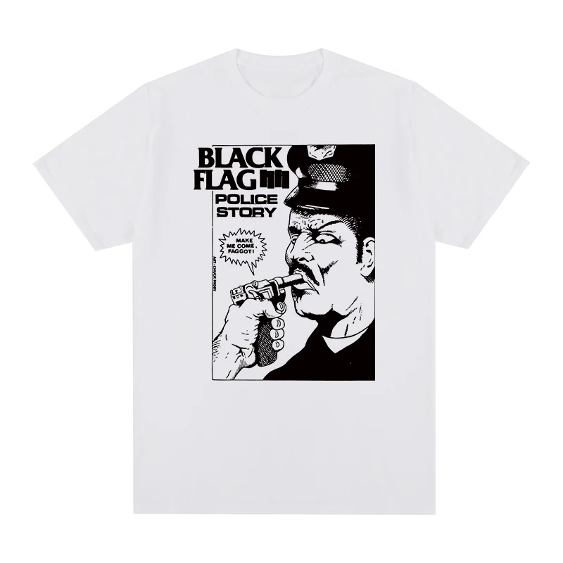 Black Flag Fashion Print Streetwear Punk Rock Band t-shirt Cotton Men T shirt New TEE TSHIRT Womens tops