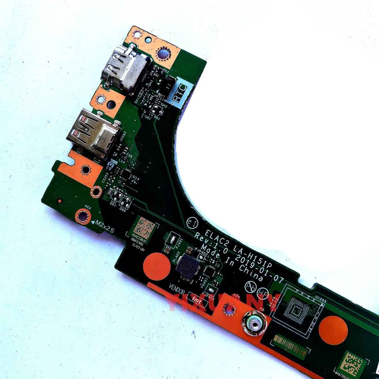 Original ELAC2 LA-H151P Mainboard For Lenovo 14W Laptop Motherboard with AMD CPU A6-9220C RAM 4G/8G 100% Fully Test OK