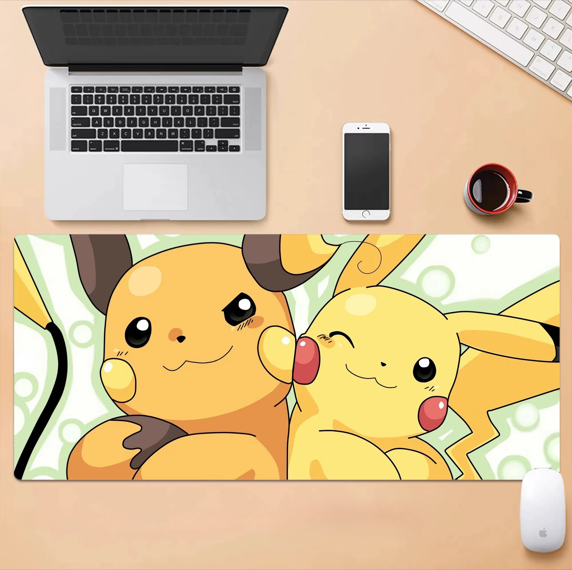 

Premium Leather Mouse Mat Pokémon Student Cute Study Table Mat Cute Wrist Guard Pokémon Plus Size Game Pokemon Gaming Mouse Mat
