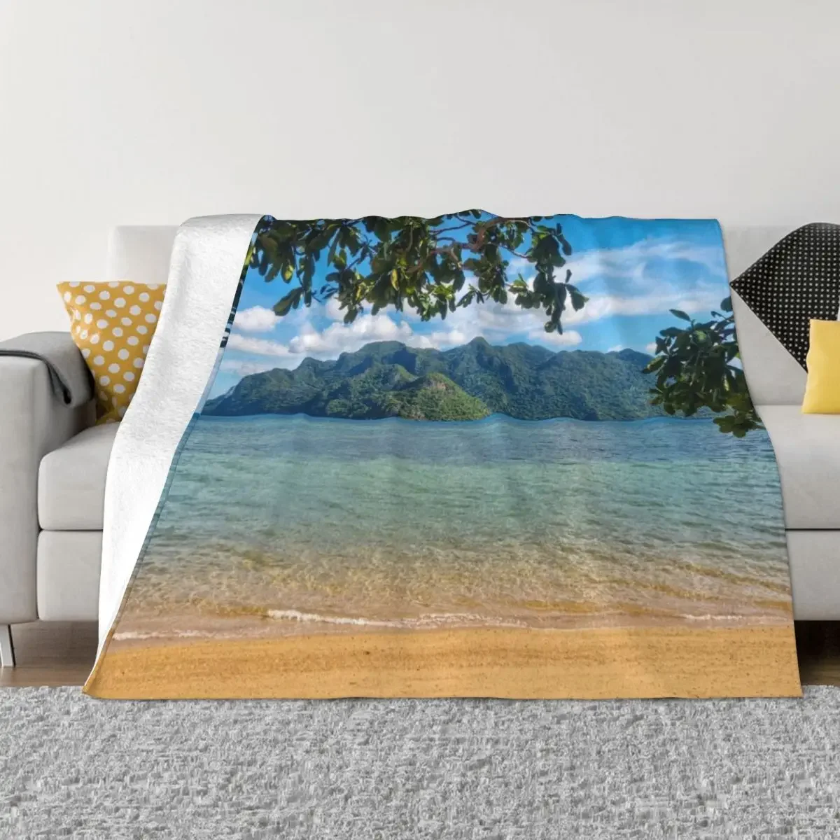 

Cabo Beach Throw Blanket Warm Soft Big christmas gifts Blankets