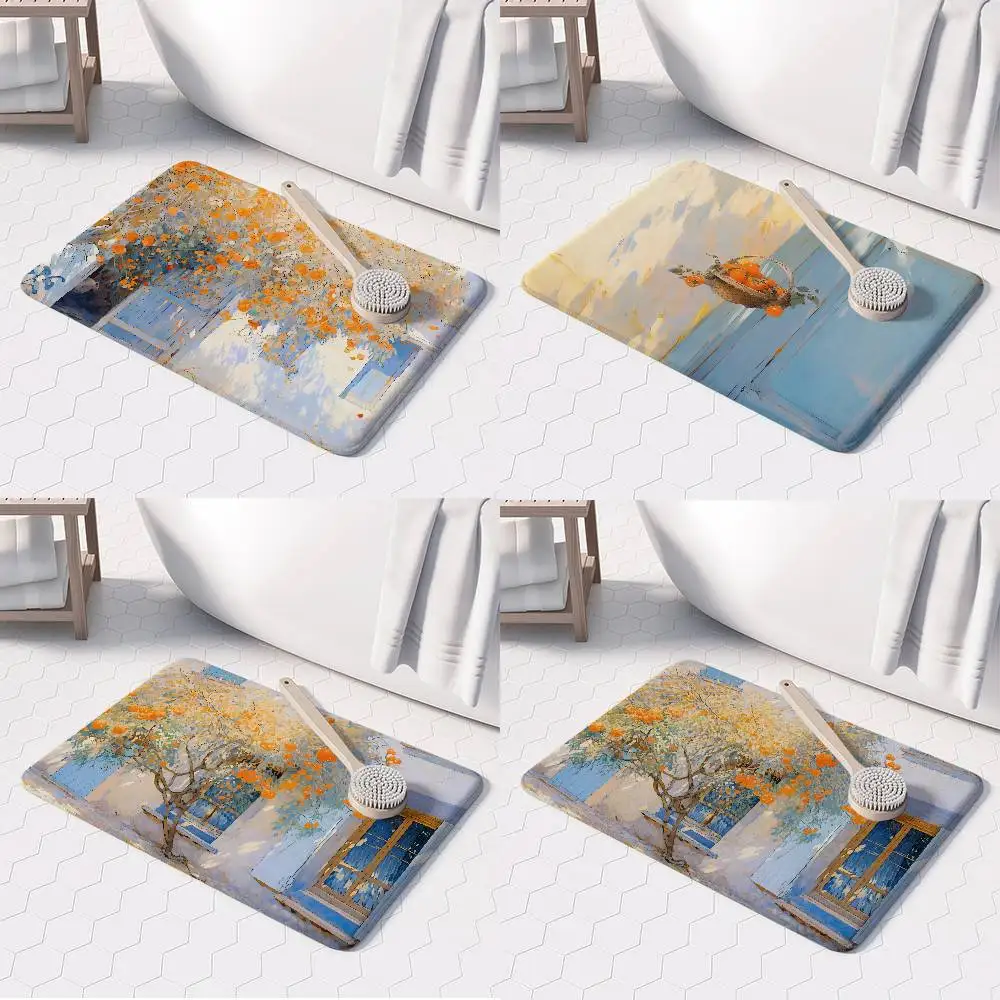 

Early Autumn Floor Mat Printed Large Carpets Room And Bedroom Carpets Bathroom Anti Slip Door MATS Small Carpets