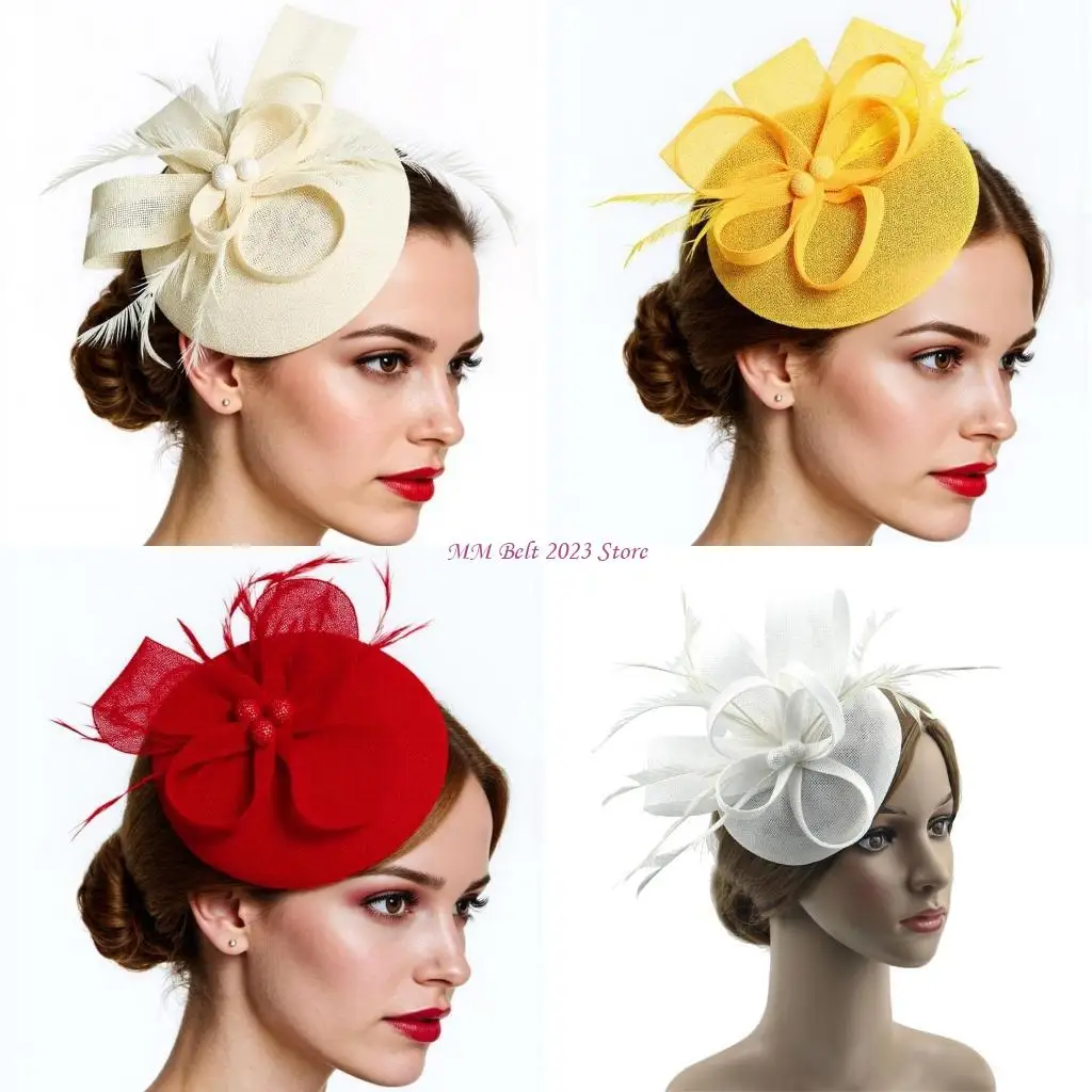 

49ME Элегантный головной убор в винтажном стиле для гонок и общественных мероприятий