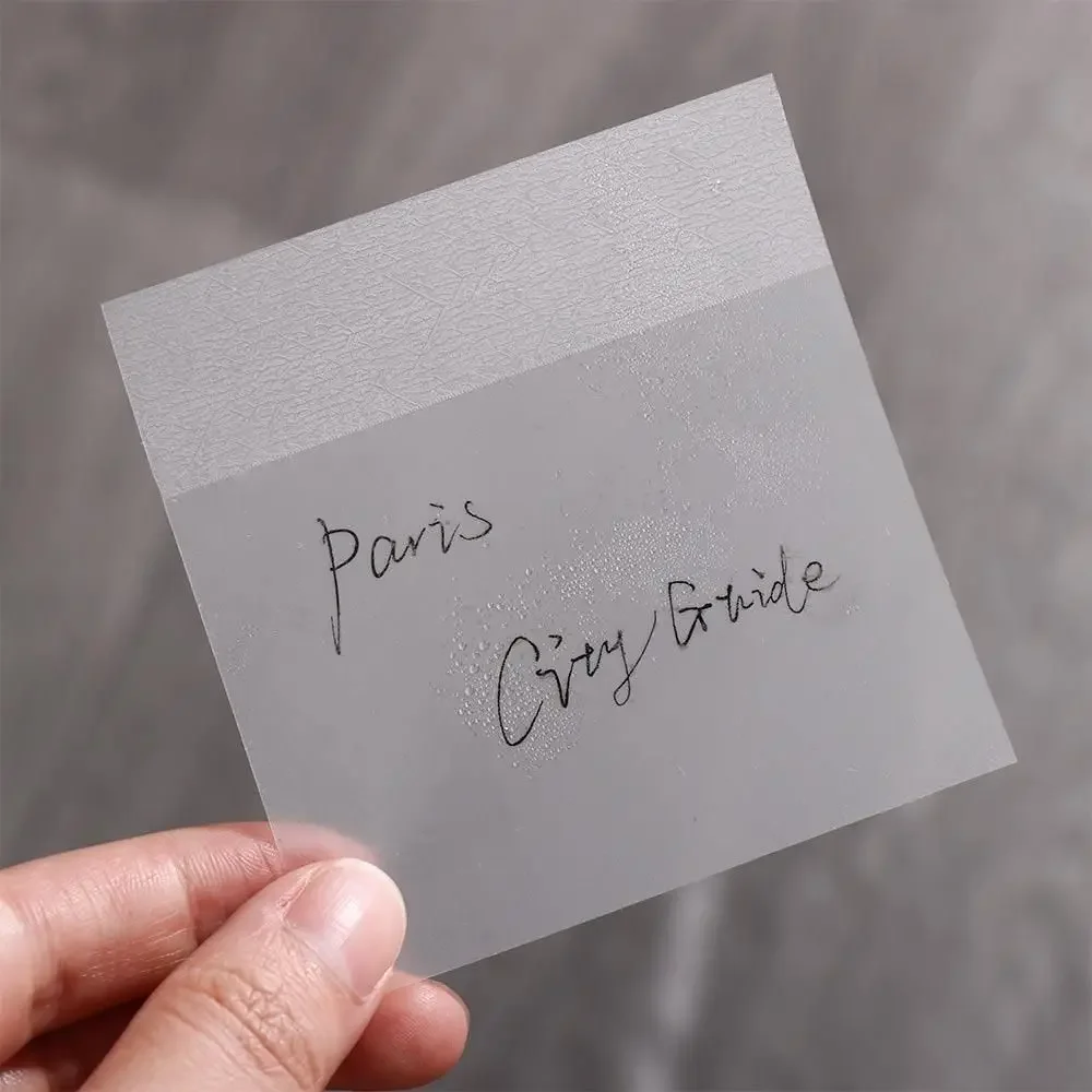 To Do List Note Paper Students School Stationery Notebook Transparent Sticky Notes Memo Pad Transparent Note Paper PET Stickers