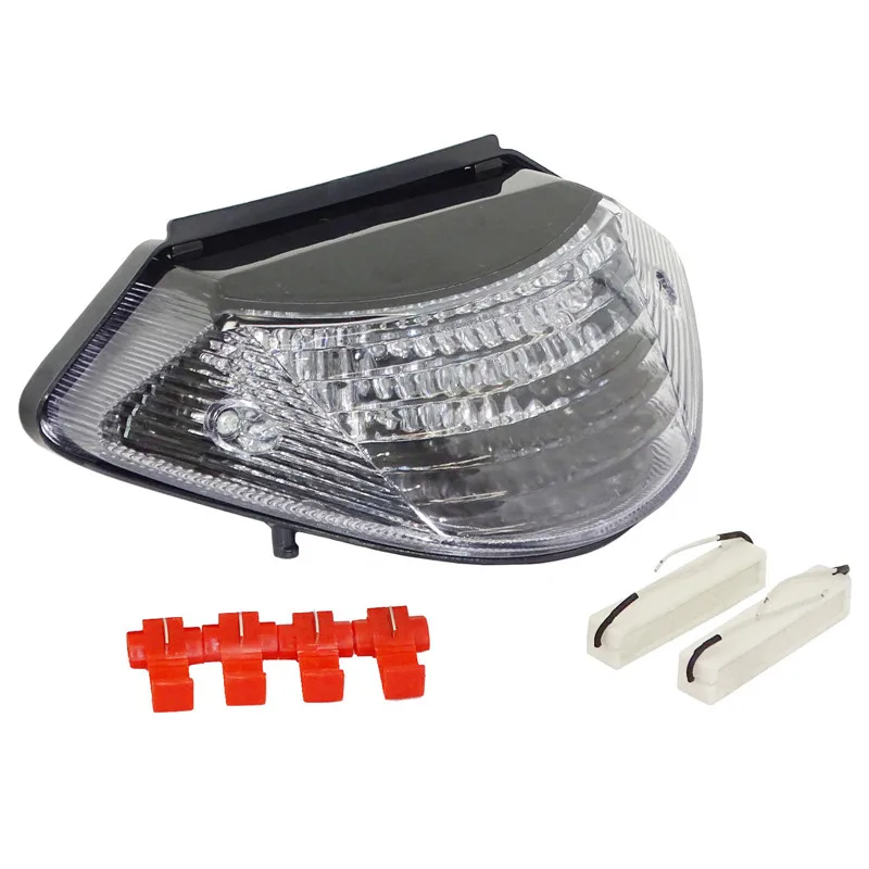 Waase para honda hornet cb900f 2002 2003 2004 2005 2006 2007 e-mark luz traseira da cauda sinais de volta de freio integrado luz led