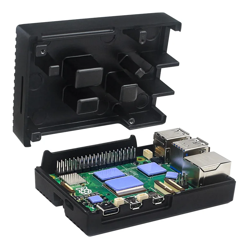 Raspberry Pi 5th generation pure aluminum shell Raspberry pi 5 metal armor shell protective shell heat conduction