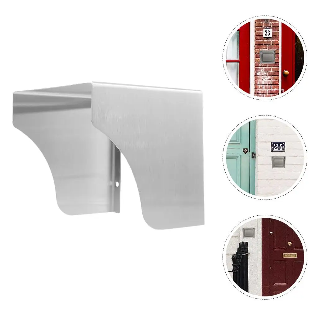 Stainless Steel Splashproof Protective Cover Waterproof Box For Sockets Doorbells Chargers Electrical Outlet Rainproof