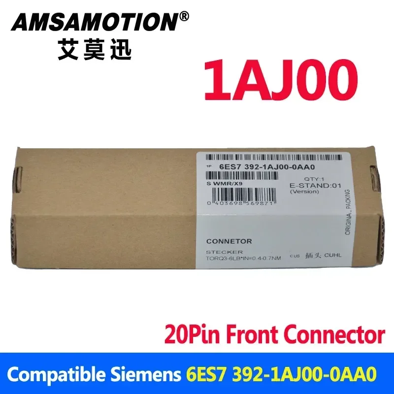 AMSAMOTION 6ES7 392-1AJ00-0AA0 For Siemens S7-300 Front Connector 20Pin Terminal Block 1AJ00 20 pins