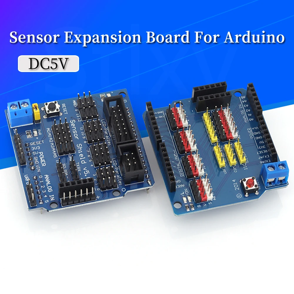 V5 Sensor Shield Expansion Board Shield For  V5.0 R3 Electronic Module Sensor Shield V5 expansion board