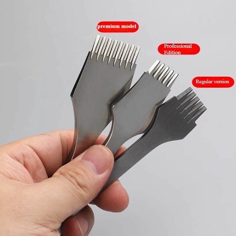 Fa Zhan/Tooth Tip Polishing/Handmade DIY/Leather Goods/Leather Punching Tool/Oblique Flat Chop/Pitch 3.85mm/3.38mm 3.0mm/2.7mm