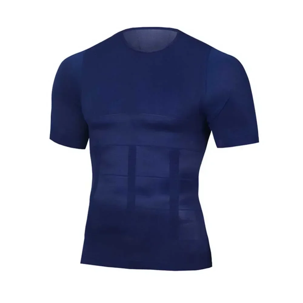 Abdômen emagrecimento colete corrector de compressão de gordura queimador camisa shaper postura modelagem espartilho corpo masculino barriga peito