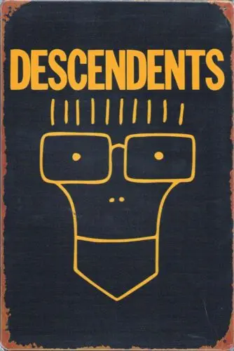 Descendents - Classic Punk band - Tin Metal Poster Sign Vintage Style