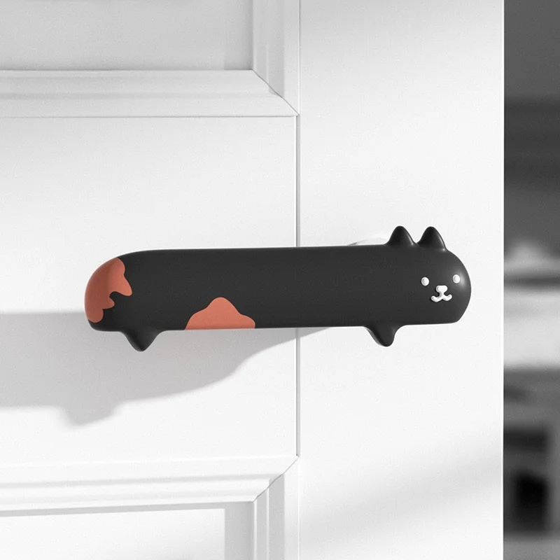 

Silicone Door Handle Cover with Anti-pinch Feature, Baby-proof, Anti-lock, and Shockproof Silicone Door Handle Sleeve