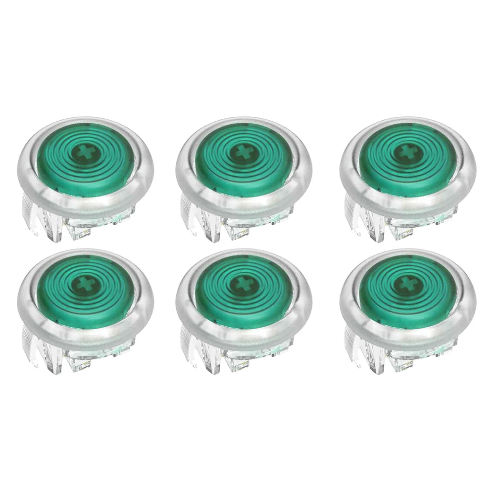 

6pcs Punk Workshop 30mm Mechanical Buttons PushButton with PWS switches V1 for Hitbox Fight Stick Arcade Cabinets