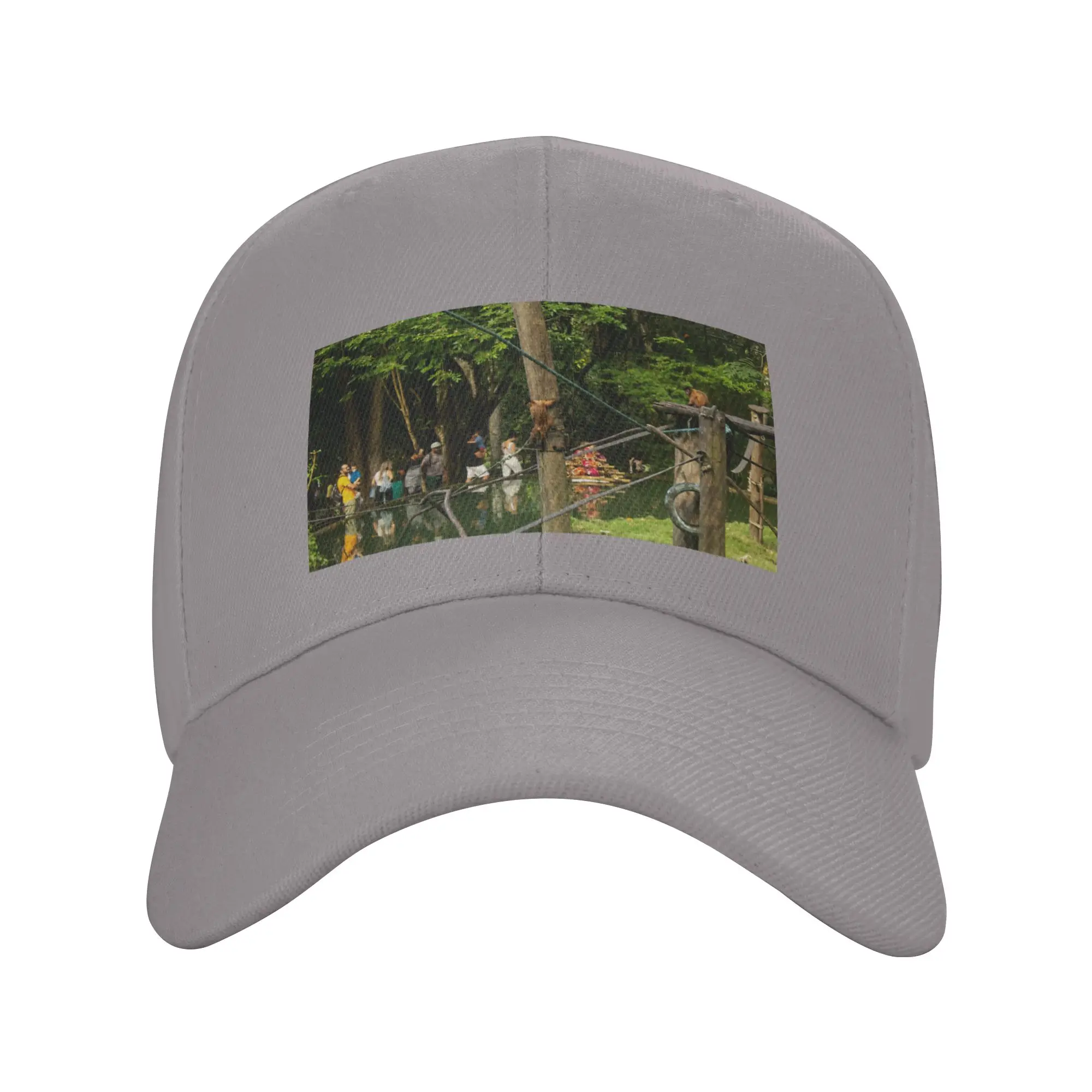Hot Sale people at the zoo 6 Baseball Cap  Gift Black Cap  Watching Match Black Cap