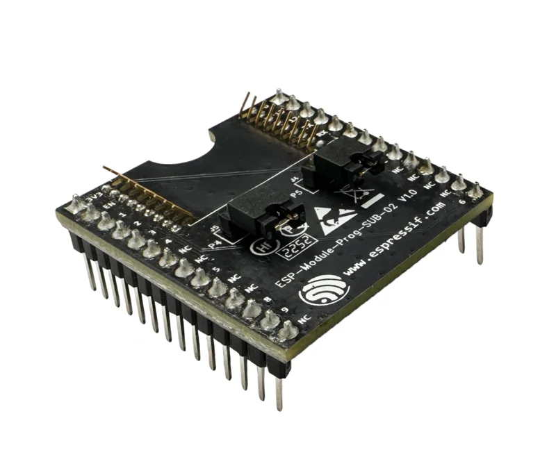 ESP-Module-Prog-SUB-01&04/ESP-Module-Prog-SUB-02 daughter boards, must be used with an ESP-Module-Prog-1/1R mother board