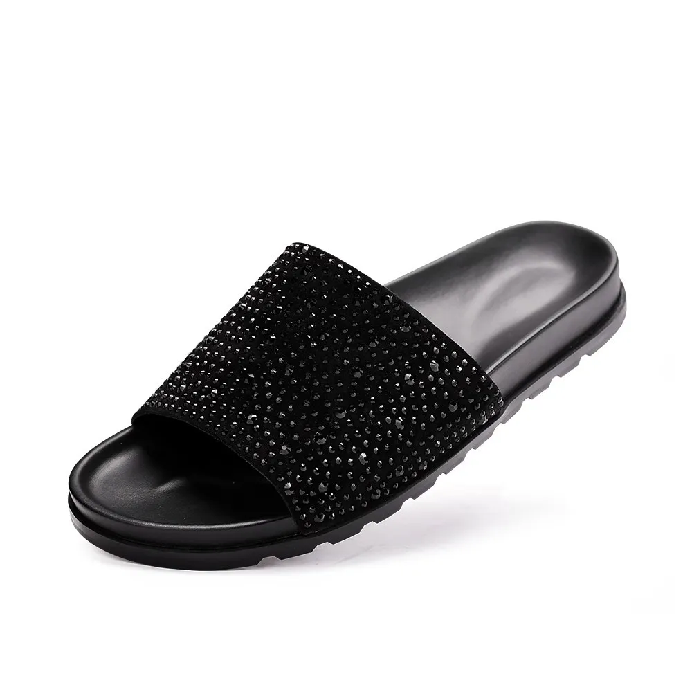 

Men's Sandal Slippers British Retro Man Shoes Designer Shoes High Quality Genuine Leather Spring Summer Leather Sandals for Men