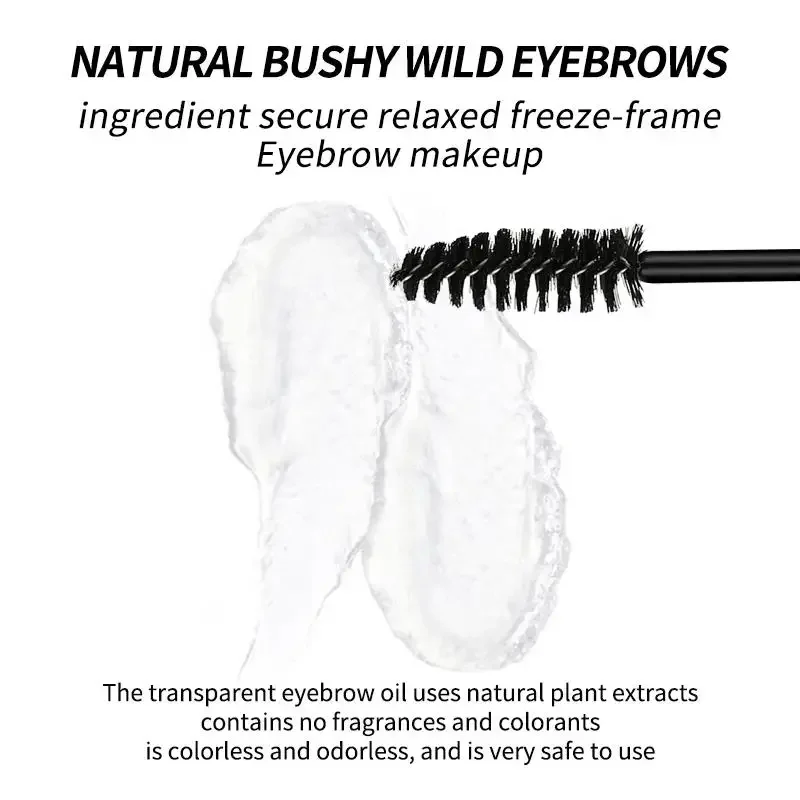 Crème coiffante pour sourcils 3D, Gel Transparent imperméable, définition naturelle longue durée, formule résistante aux taches