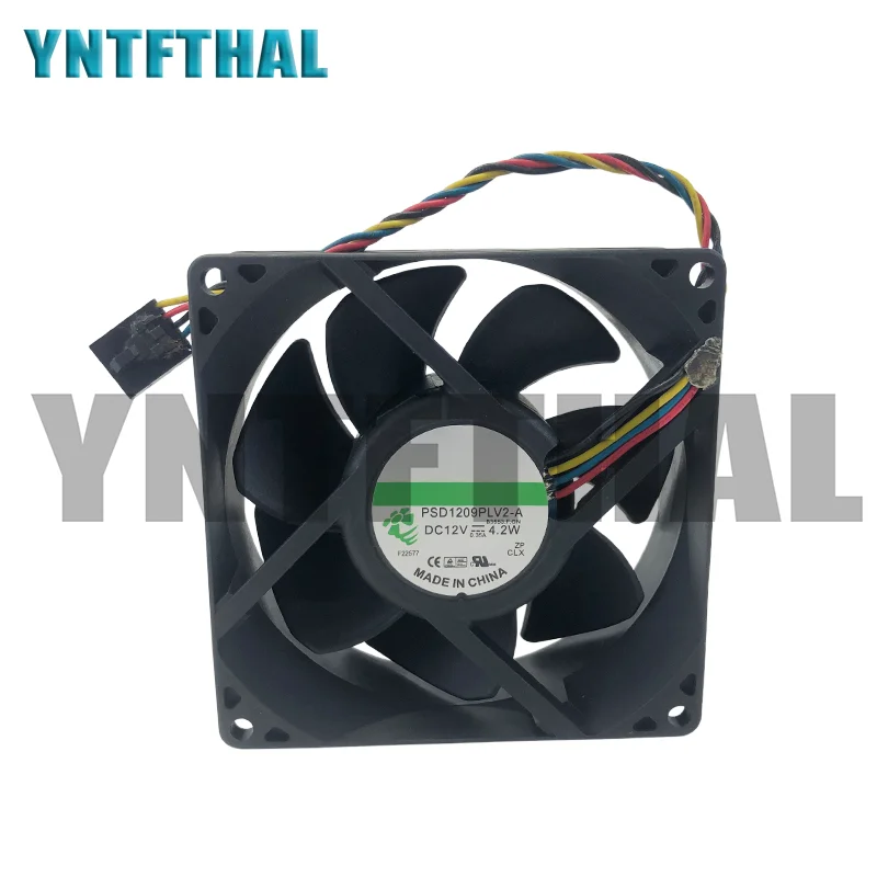 

New For PSD1209PLV2-A DC12V 4.2W 0.35A Four Lines Cooling Fan