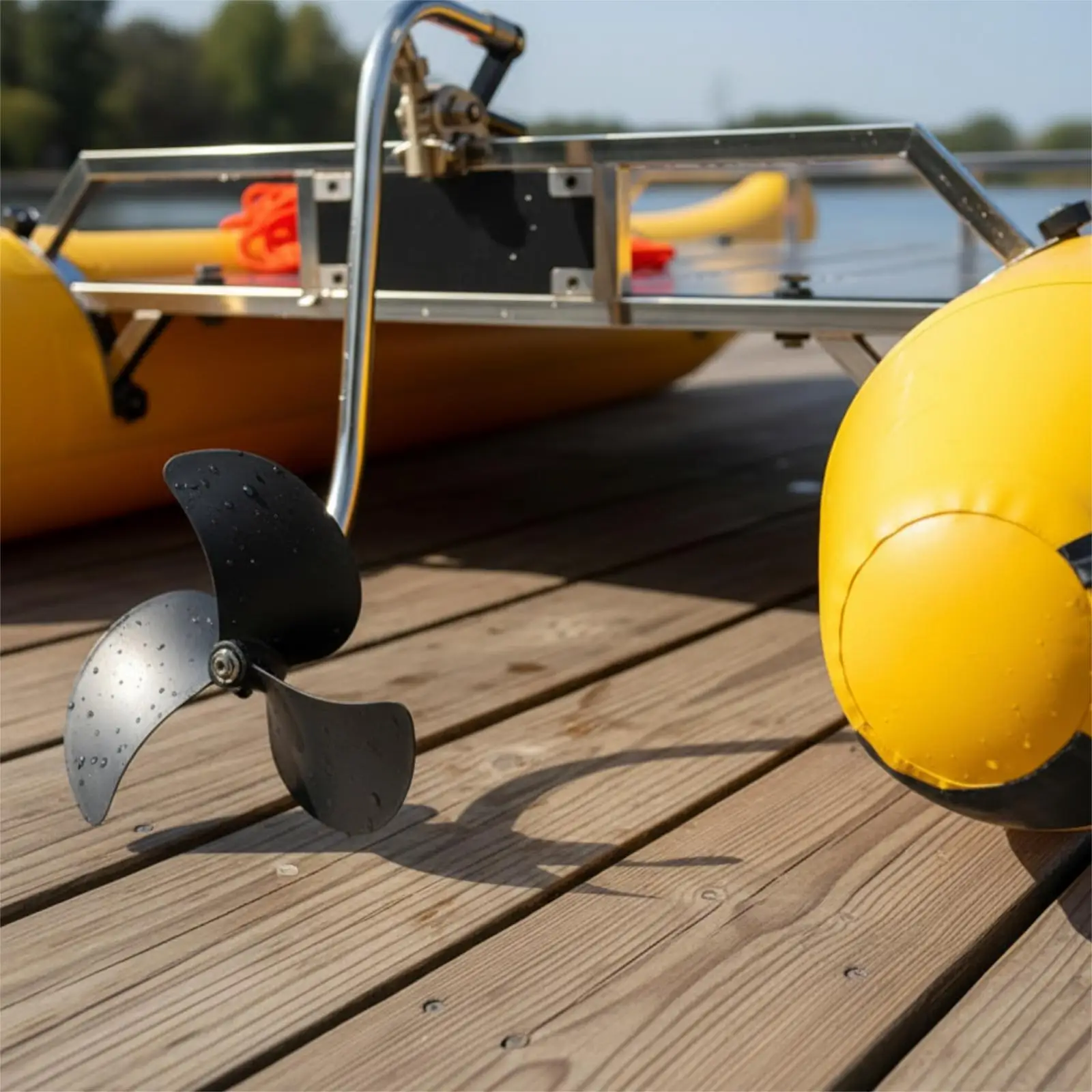 

Hand Operated Boat Propeller Part Men Adults Kayak Hand Crank Boat Propeller