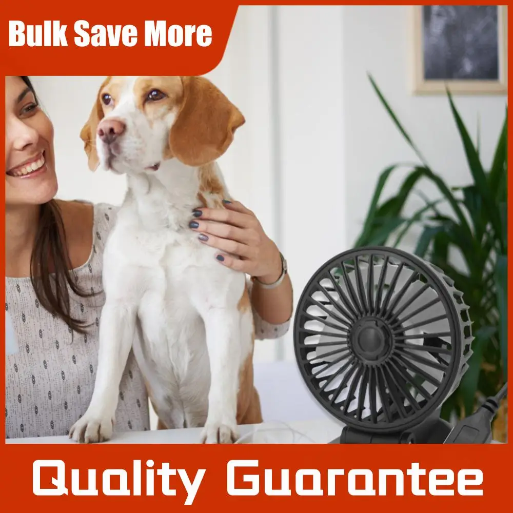 

Mini Vehicle Cooling Device Adjustable 5/12/24V Air Circulation Fan USB 2 Speed Automobile Vehicle Accessories