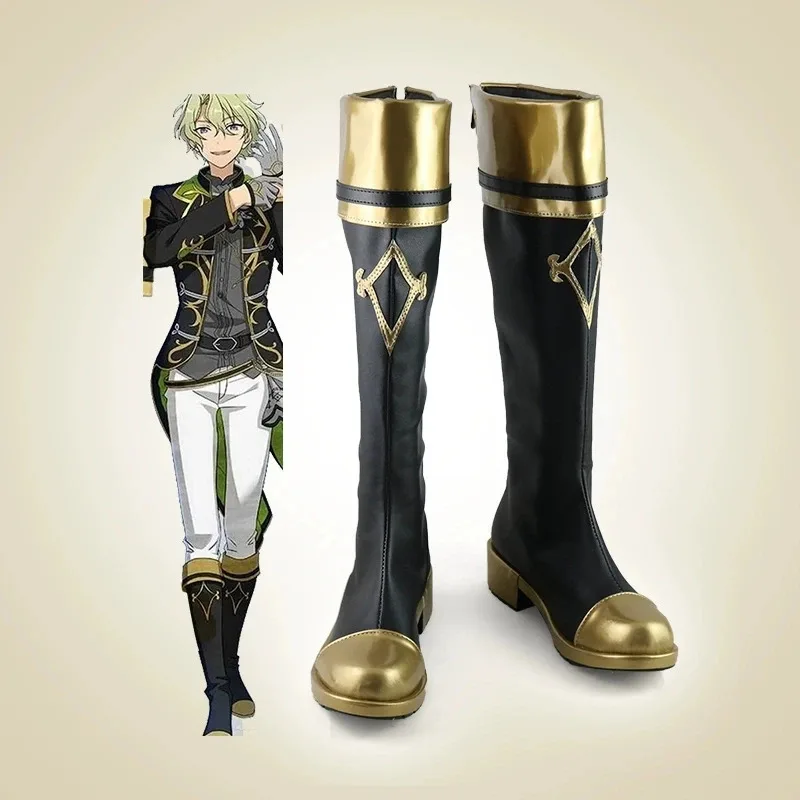 

New Anime Cosplay Ensemble Stars Knights Ran Nagisa Tomoe Hiyori Shoes Boots Made Halloween Custom
