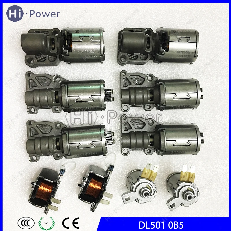 1 Pcs Original 0B5 DL501 Transmission Valve body Solenoids for AUDI A4 A5 A6 A7 Q5 Shift Solenoid DL501 7-SPEED