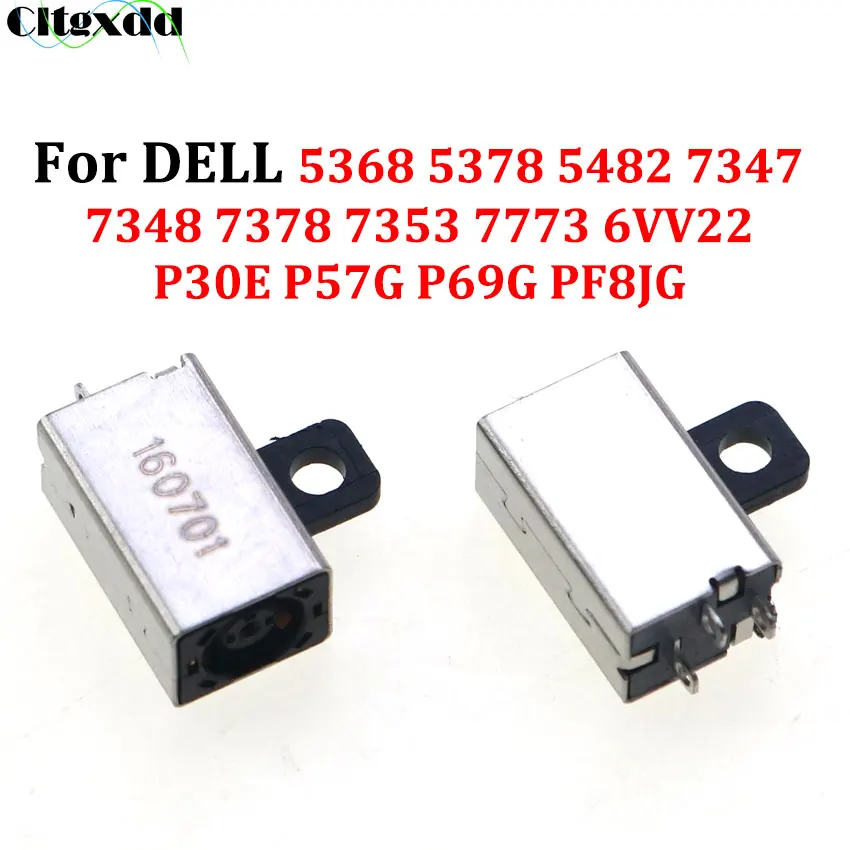 1pcs DC Power Jack Cable Charging Connector Port For DELL Inspiron 5368 5378 5482 7347 7348 7378 7773 6VV22 P30E P57G P69G PF8JG