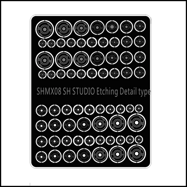 SH STUDIO for Gundam  SHMX08  Monitor Zaku One Eye Detail Metal Etching Modification Special Etching Sheet Assembled Model