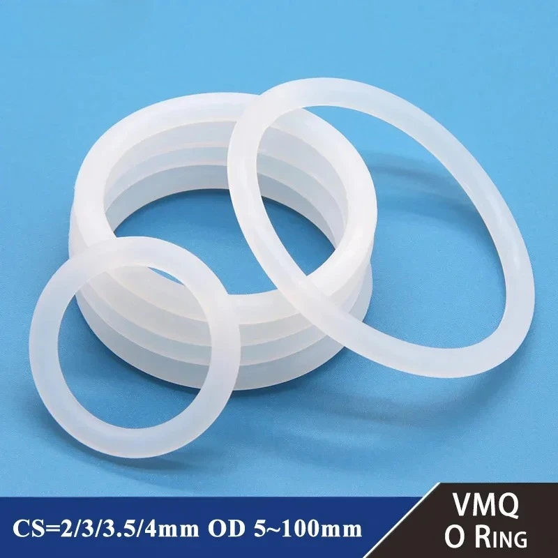 50Pcs Vmq O Ring Th…