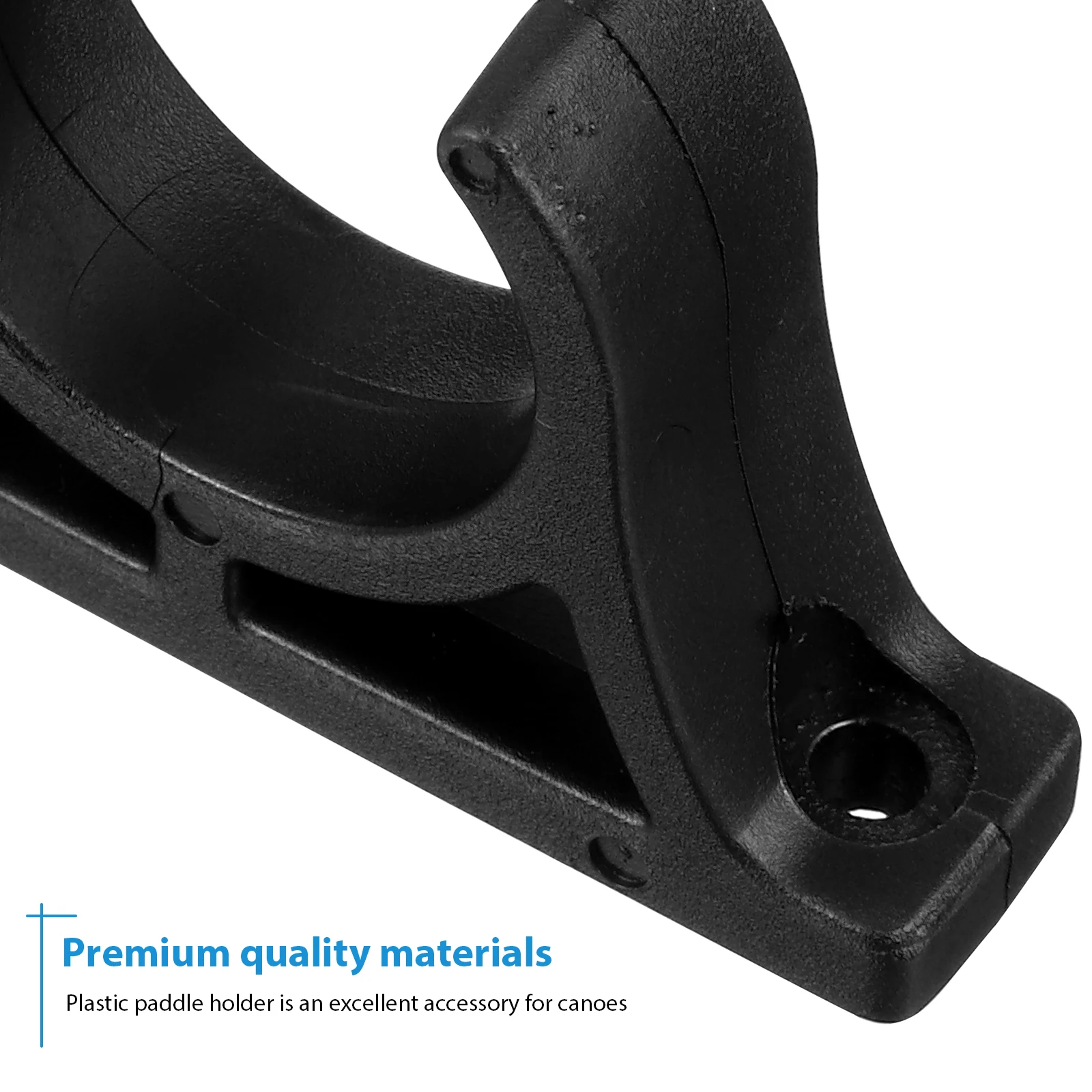 

4Pcs Kayak Paddle Holder Clips Plastic Fixing Buckles Paddle Holders for Canoe Boat Securing Accessories Clip for Kayak