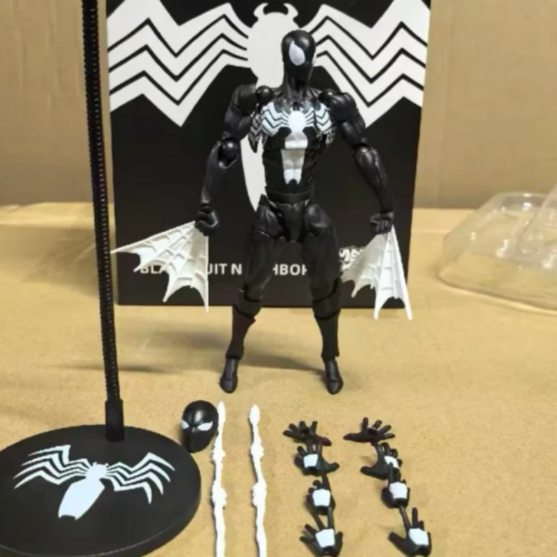 

In Stock MESS TOYS Anime Spiderman Neighbor The Ultimate Spider Man Peter Parker Action Figure Models Children's Birthday Gifts