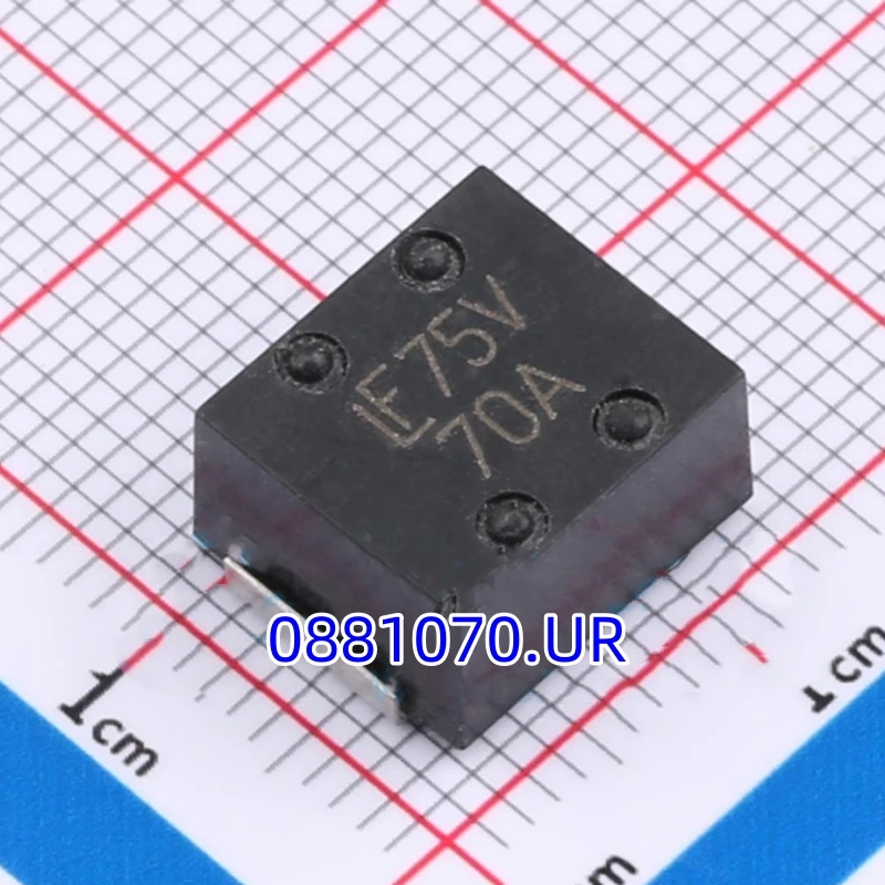 New and Original 0881070.UR SMD  Surface Mount Fuses 75VDC 70A .74ohms 881 NANO2