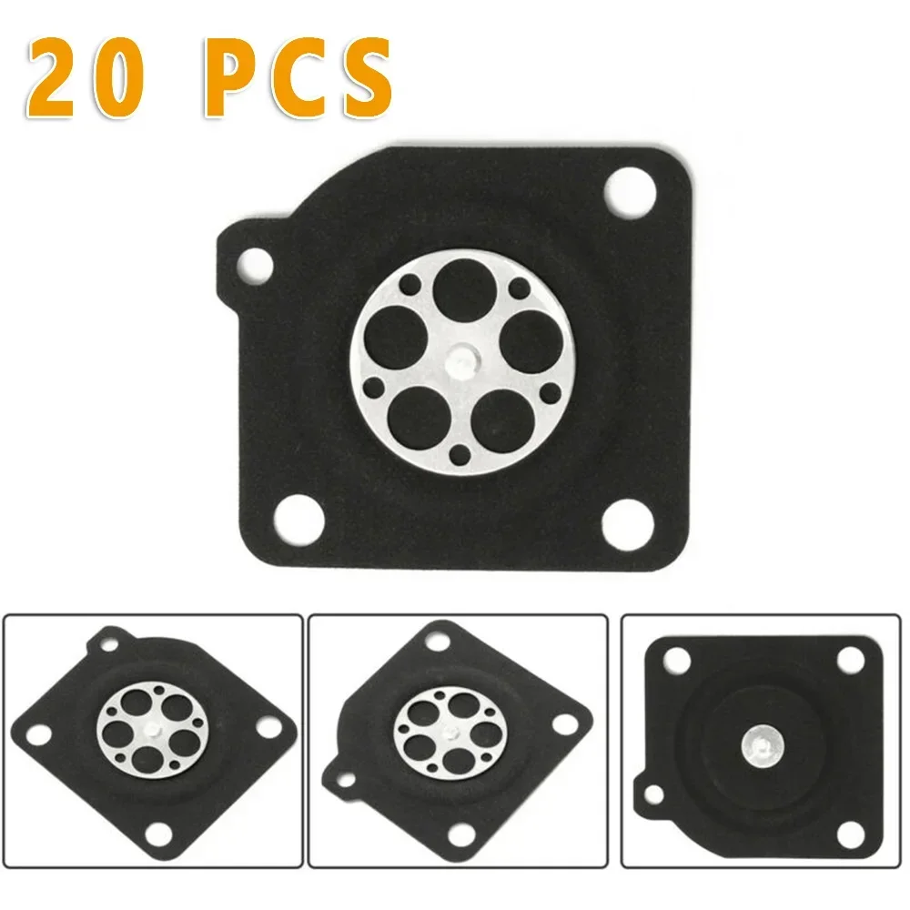 Keep Your Carburetor Working Smoothly With Our 20PCS Carburetor Metering Diaphragm Repair Kit - For Zama C1U Carb A015010