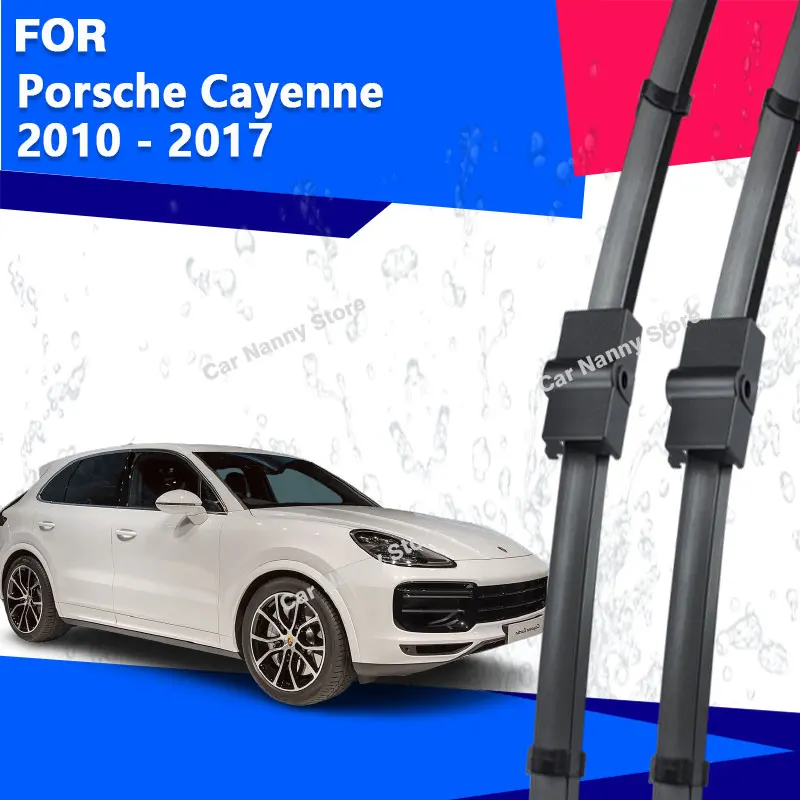 

Front Windshield Windscreen Blades for Porsche Cayenne 2010 - 2017 Car Wipers Rubber Strip Soft Rubber 2011 2012 2013 2014 2015