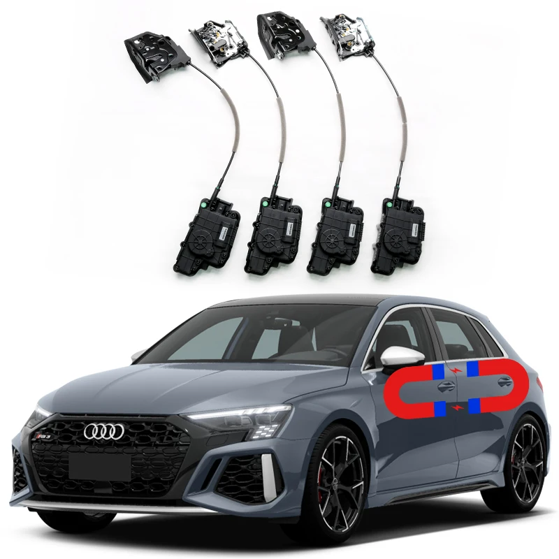 For Audi RS 3 Electric suction door Automobile refitted automatic locks accessories door Soft Close auto Power tools