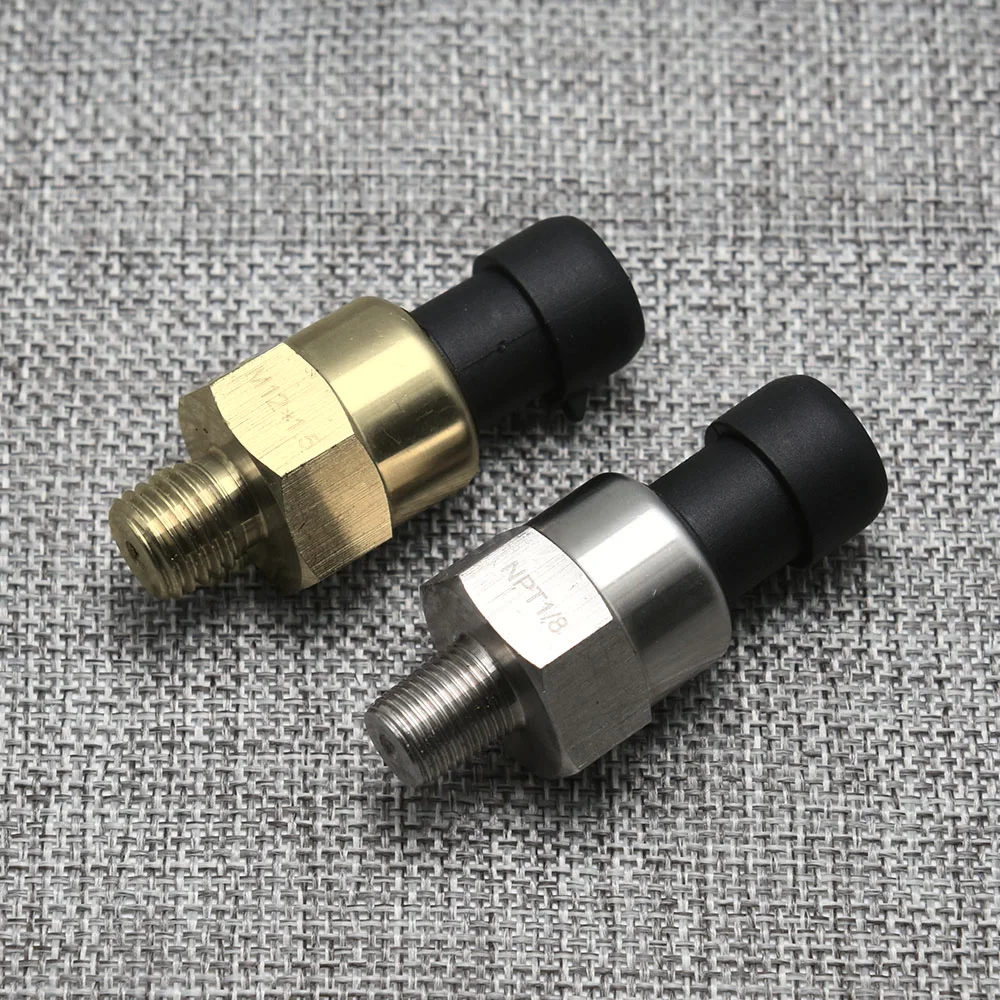 Универсальный датчик давления масла 1/8NPT 1/4NPT M12 * 1,5 датчик давления топлива для 12 В 24 В авто грузовиков