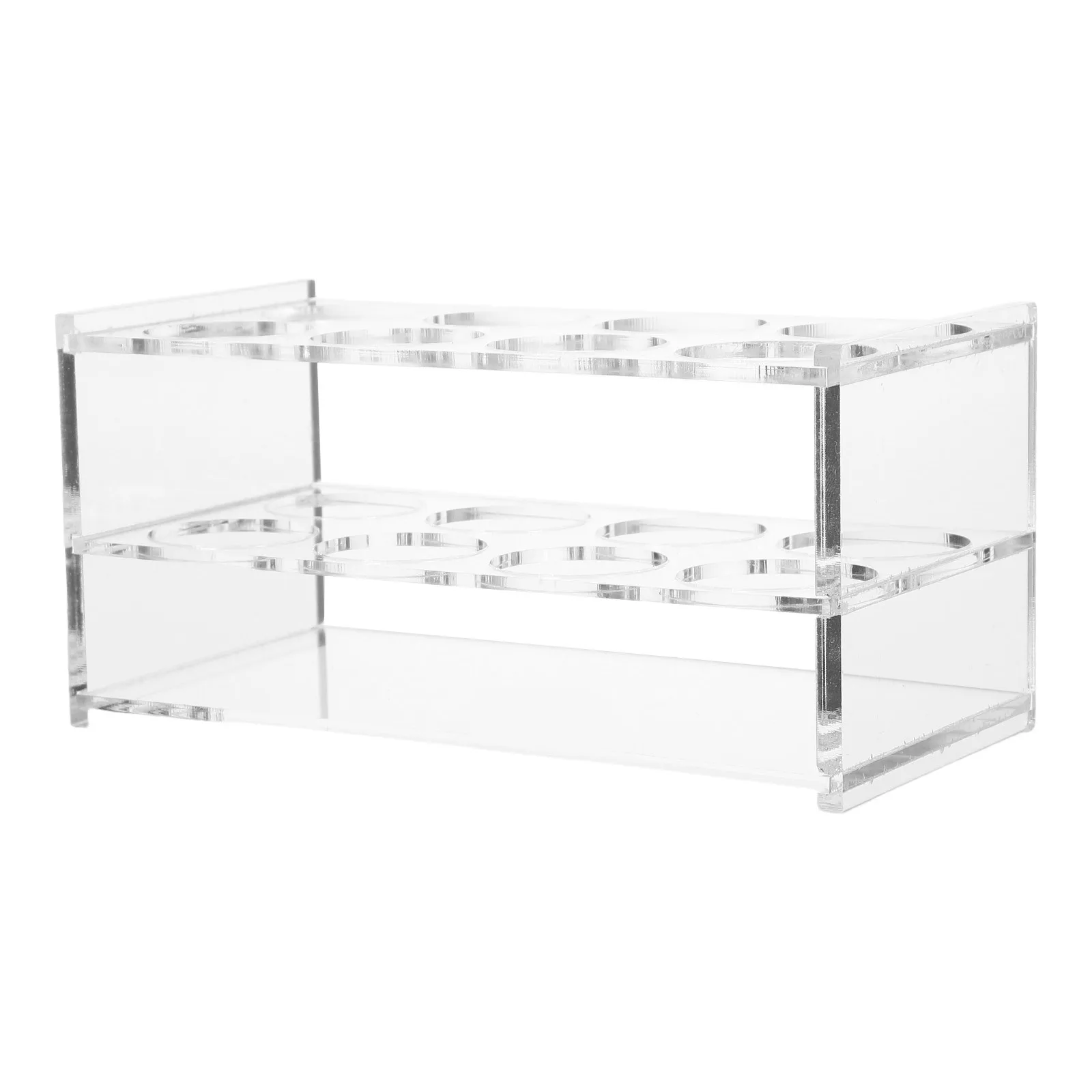 

Clear Acrylic Test Tube Rack 50Ml Vial Holder For Lab Stable Specimen Storage Organizer - Space Saving Tube Rack For