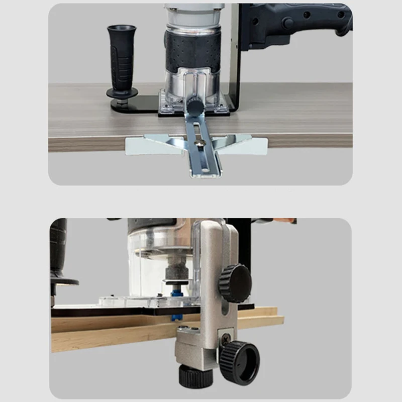 Imagem -04 - Mão Wood Milling Slotting Chamfering Router Trimming Balance Board Tabela Inserir Placa Guia Ferramenta para Carpintaria 65 mm Banco