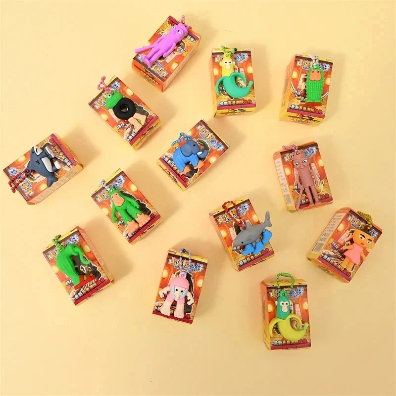 Blind Box Shanhaijing Acrylic Pendant  Night Light Keychain Wooden Stick People's Foot Tree Funny Abstract Blind Box Gifts New