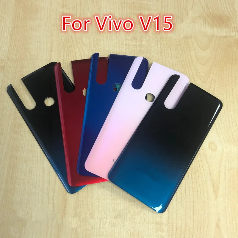 

V 15 Housing For Vivo V15 6.53" Plastic Battery Cover Back Door Phone Repair Replace Rear Case 1819