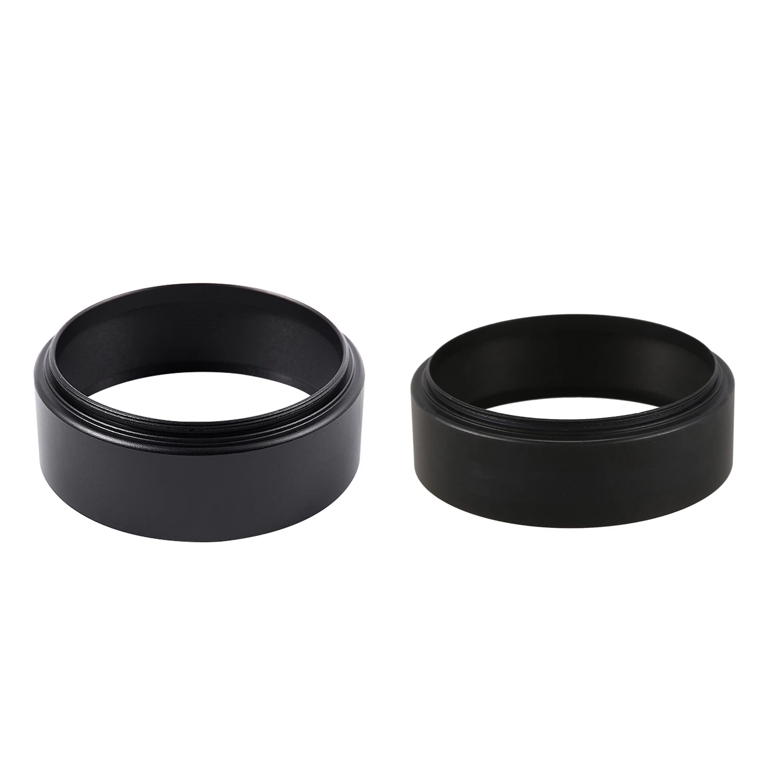 A92Z 2 Pcs Mount Standard Metal Lens Hood For Canon Nikon Pentax Sony Olympus, 67Mm & 58Mm
