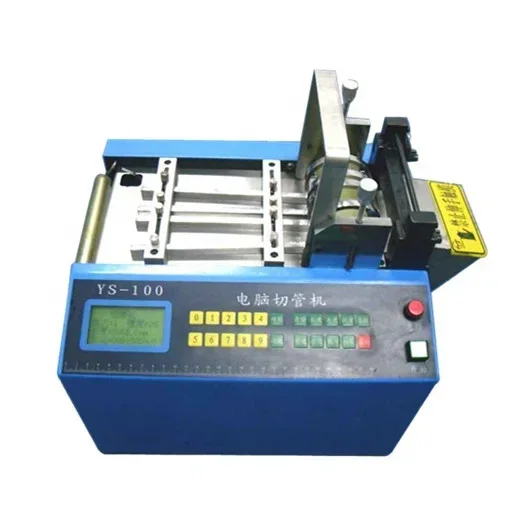 

YS-100 Factory price ys-100w tube cutting machine /hot knife rope heat shrink tube cutting machine