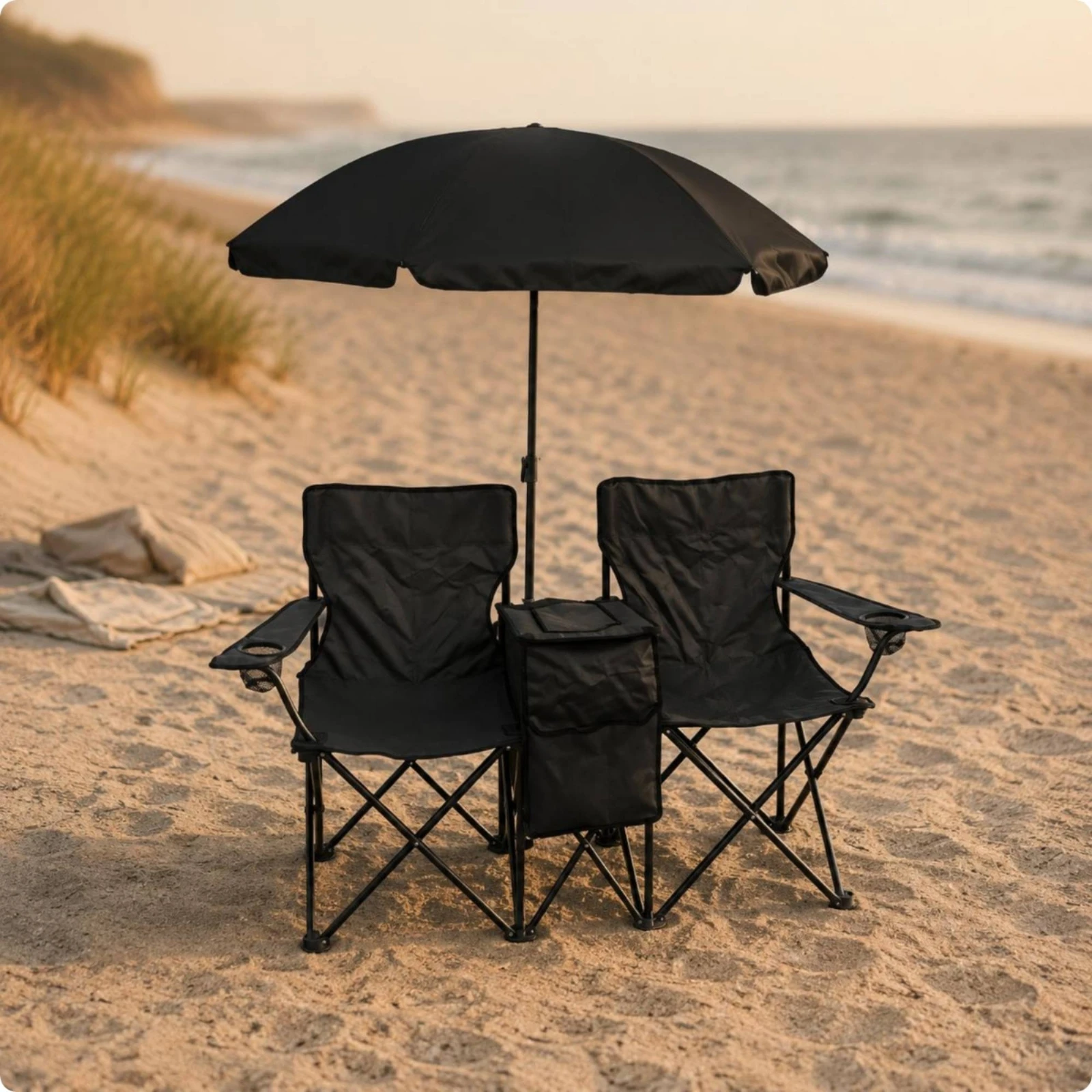 折りたたみ式ダブルキャンプチェア、クーラーバッグとカップホル - Outdoor Furniture Diy Plans のレビューと価格